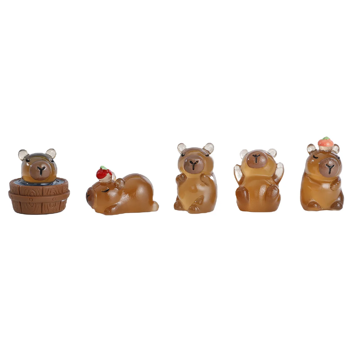 

Светящаяся мини-капибара из резины