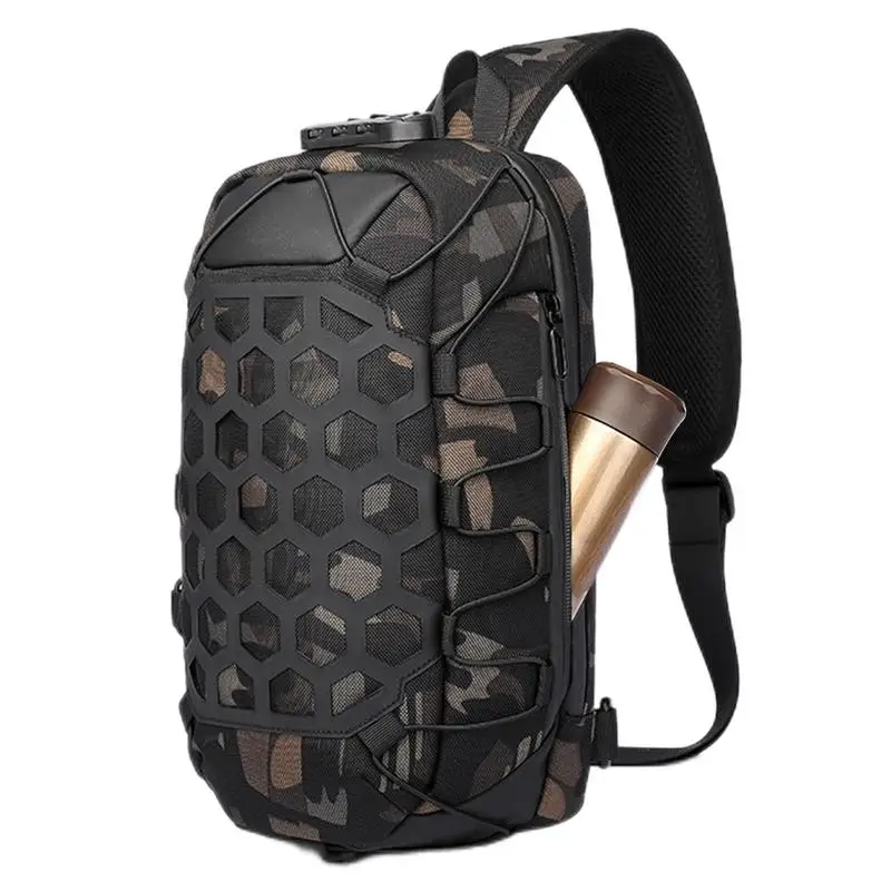 

Сумка через плечо для мужчин и женщин, черная сумка на ремне для мужчин и женщин, слинг-рюкзак, маленькая дорожная сумка-слинг