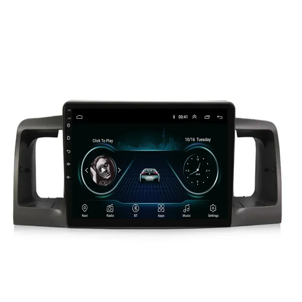 8G 128G 2 din Android 13 автомобильный радиоприемник для Toyota Corolla E120 BYD F3 2din стереоприемник