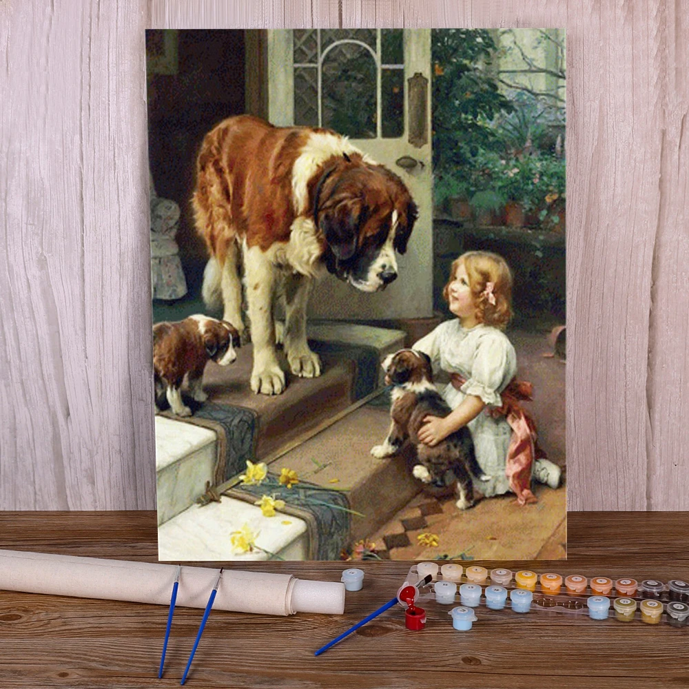 Набор для вышивки крестиком детей и по номерам 20x30 Наборы творчества взрослых