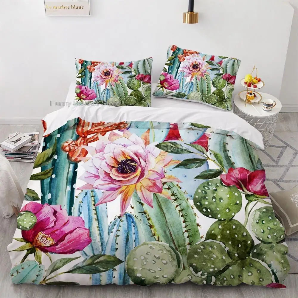 

Тропический цветок, стиль Ins, современный 3d комплект пододеяльников и одеял, постельное белье, двойной, Королевский, односпальный, модный, ро...