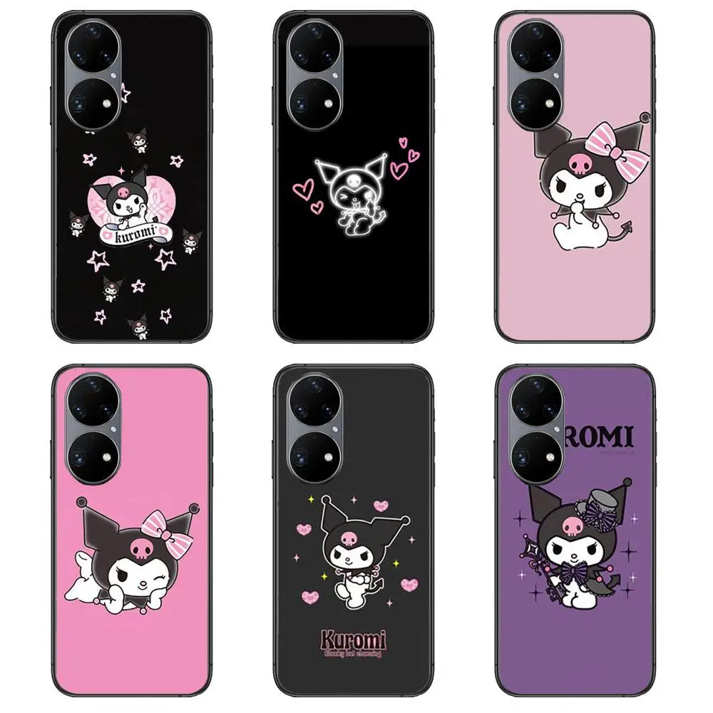 

Kuromi Hello Kitty for Huawei P40 Pro lite 5g P30 P Smart Z 2019 P10 P20 P50 phone case