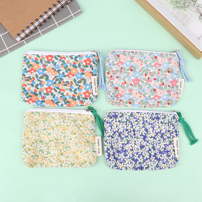 

1 шт., кошелек для монет с цветочным принтом