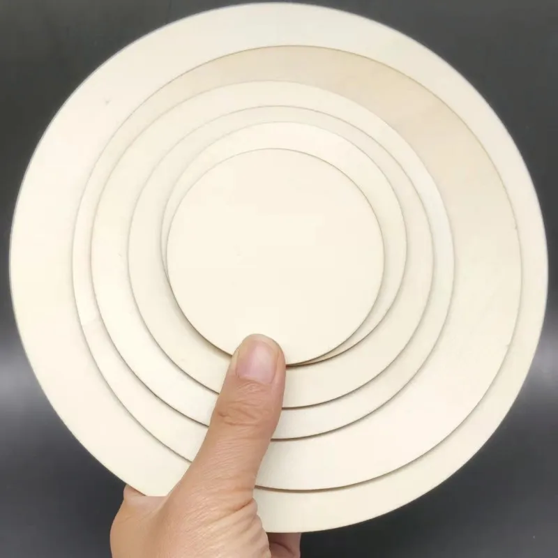 Деревянные вырезы сделай сам тонкие деревянные диски круглые Ломтики Для