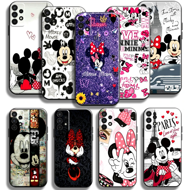 

Mickey Minnie Mouse Cartoon Phone Case For Samsung Galaxy A11 A12 M12 A21 A21S A22 A30 A31 A32 A50 A51 A52 A70 A71 A72 5G Soft