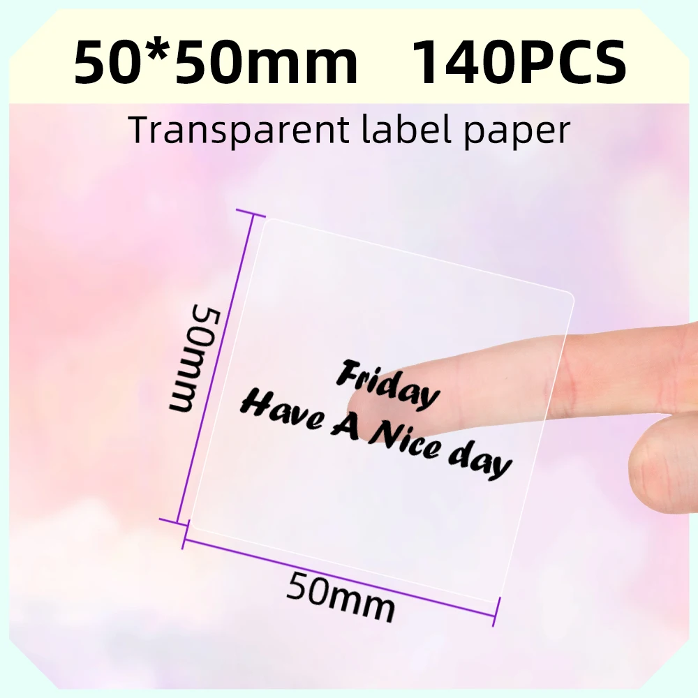 

Phomemo прозрачная самоклеящаяся бумага для этикеток 40x30 мм