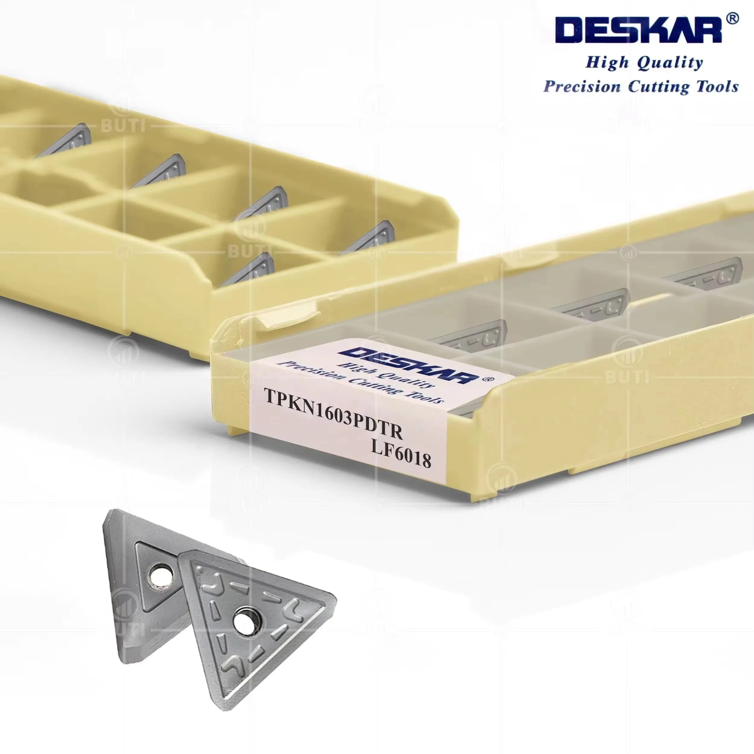 Фото DESKAR 100% Оригинальные фрезы TPKN1603PDTR TPKN2204PDTR LF6018 для токарных станков с ЧПУ, для обработки нержавеющей стали №1