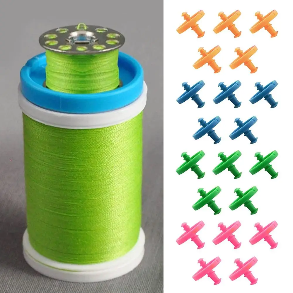 

5Pcs/Set Bobbin Holder Clamp Clips Portable Storage Spool With Thread Lock Feature Thread Clips Holder Sewing Tool