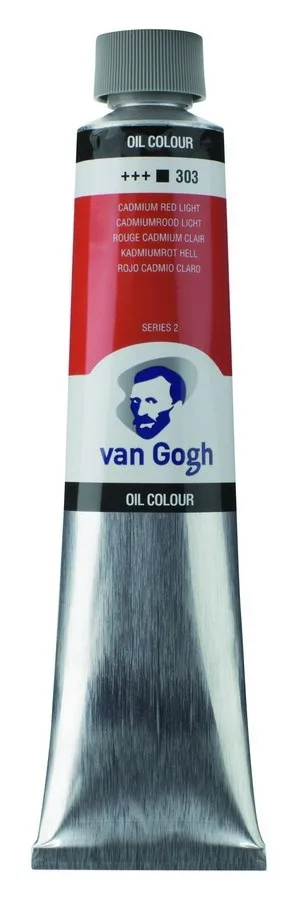 Краска масляная Talens Van Gogh туба 200 мл №303 Кадмий красный светлый,  02083033 - купить по выгодной цене | AliExpress