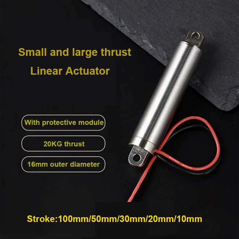 

Электрический толкатель KТ1610-10 нержавеющая сталь 20 кг 12/24 В