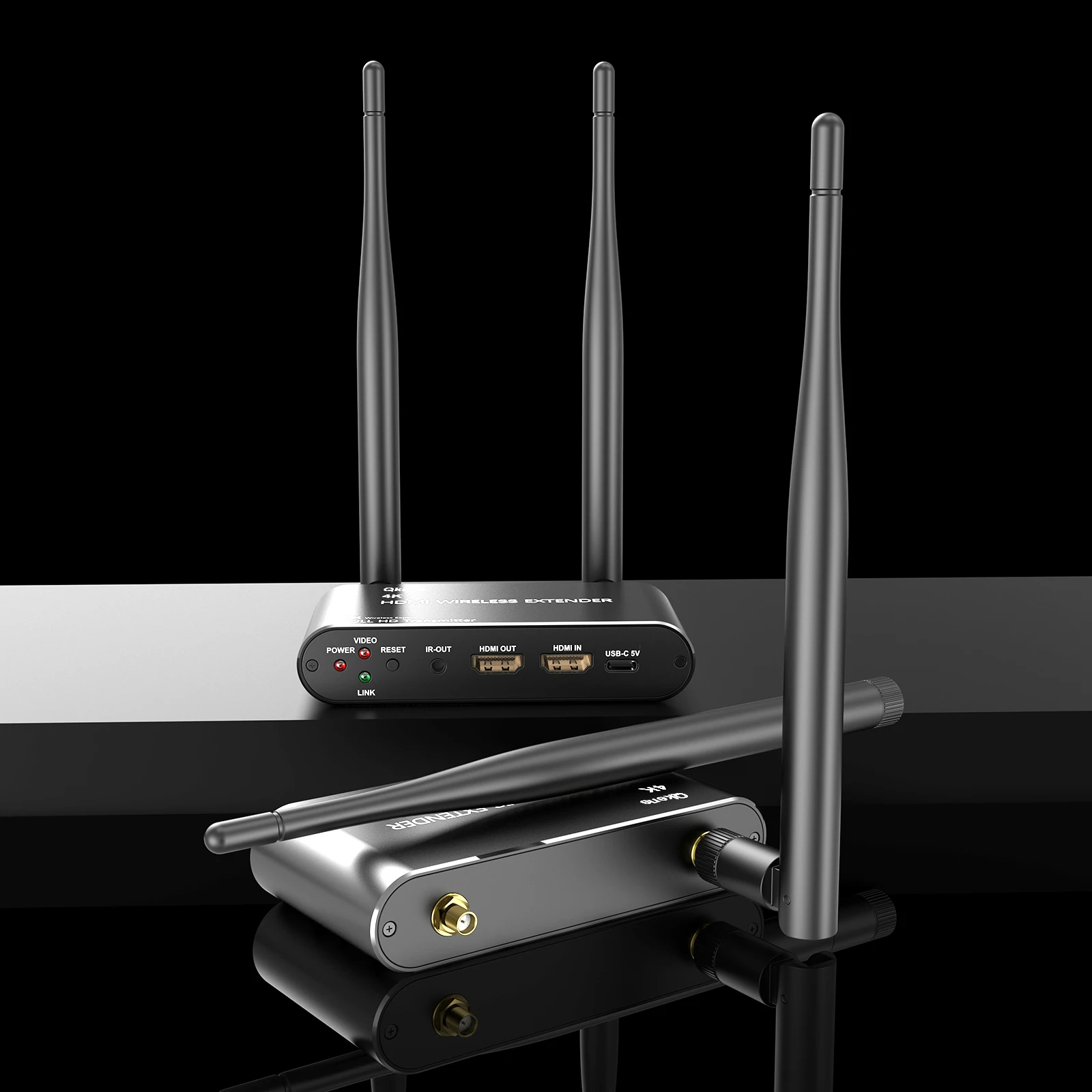 Система беспроводной передачи видео на 200 м, HDMI-удлинитель, адаптер для 4K-дисплея, видеопередатчик и приемник для камеры, ноутбука и телевизора (art.: 3920db08d459a) - 3920db08d459a