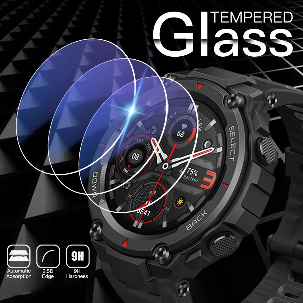 

5PCS For Garmin Forerunner 255 Smartwatch Full Screen Tempered Glass Film Cover HD Screen Protectors For Forerunner 255