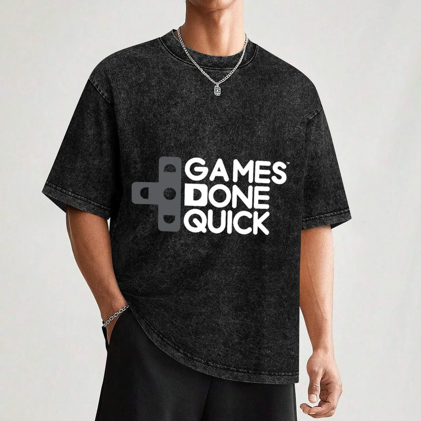 Фото Футболка Games Done Quick (GDQ) для работы и повседневной носки №3