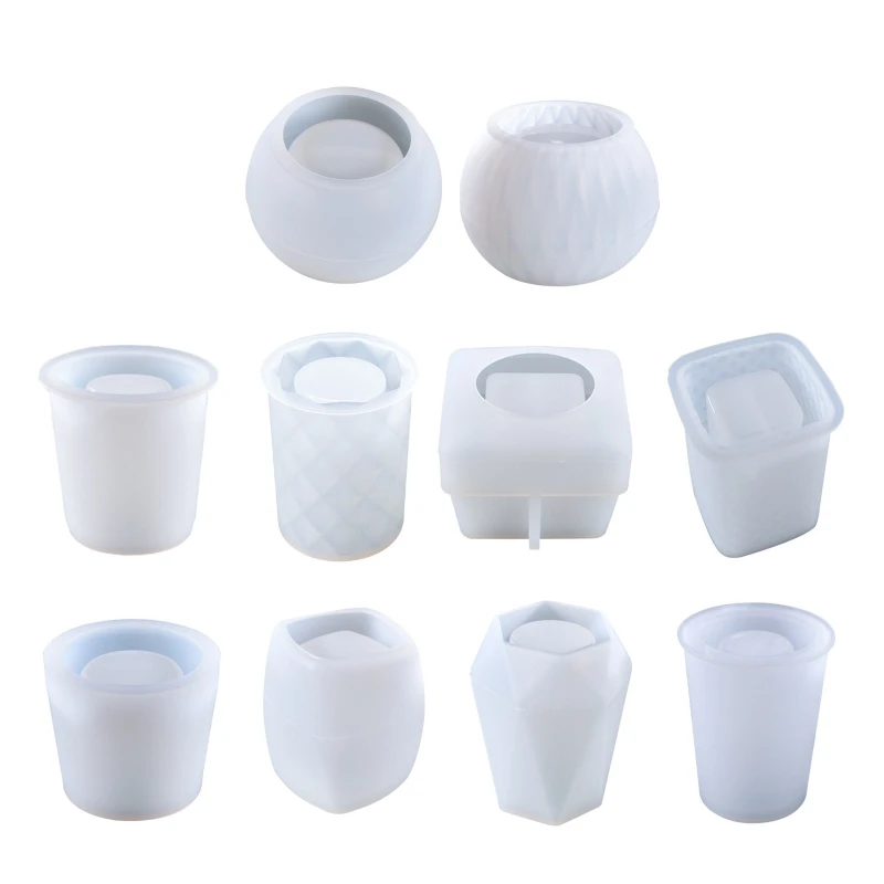 

Различные формы, силиконовая форма для бетона, цветочный горшок для суккулентов, глина, цементный пластырь, формы «сделай сам», искусственная фантазия 066C