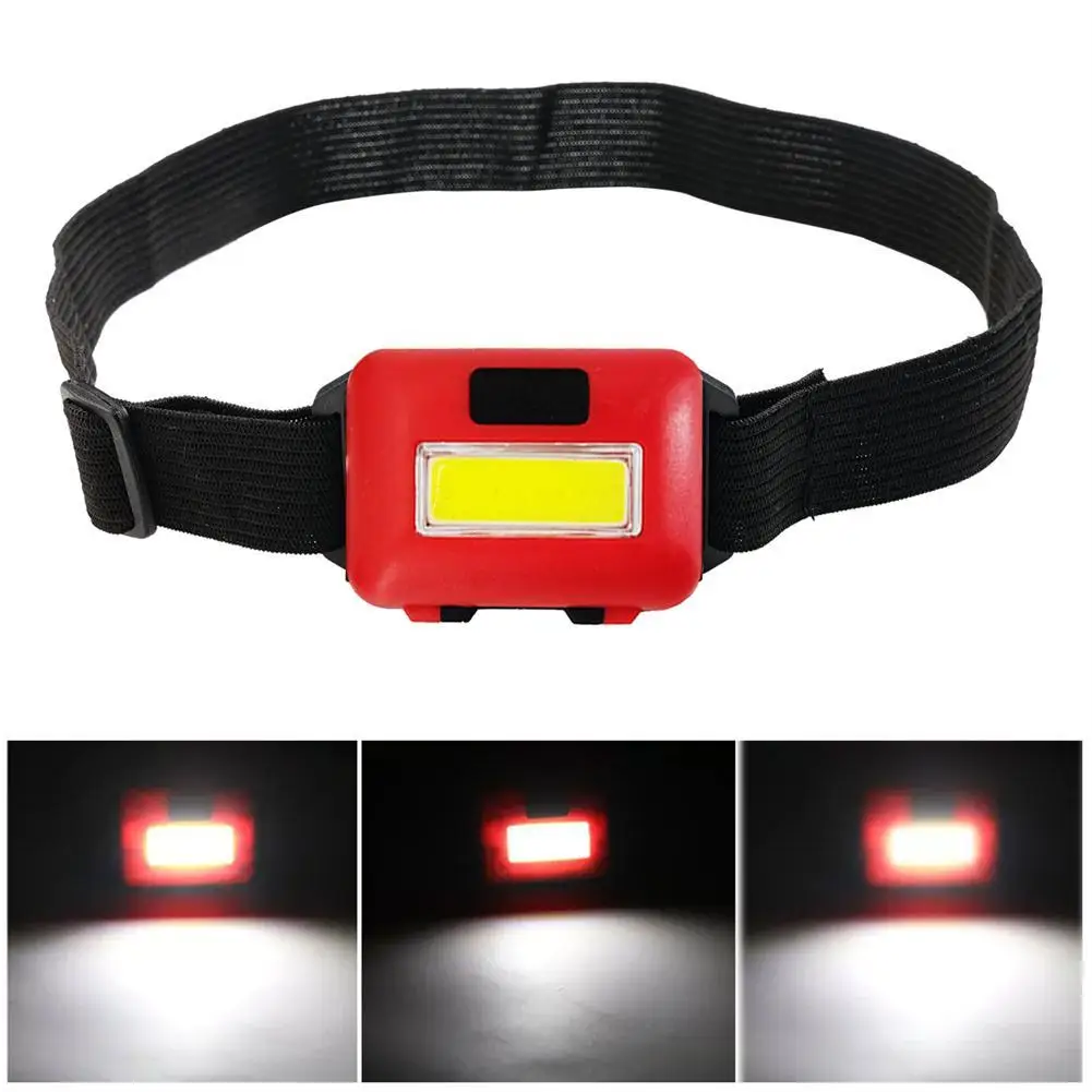 

Mini Headlights Portable COB Highlight LED Headlamps Waterproof Head Front Light Camping Headlamp With 3 Switch Modes