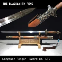 hand forged peony han swordsreal pattern steel%c2%a0chinese longquan swordskatanas saberantique tang swordsjapanese swords