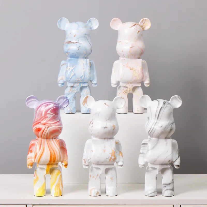 

28cm Starry Sky Bear Ornaments Piggy Bank Entrance TV Cabinet Study Living Room Creative Cartoon Decoration Violent Ornaments