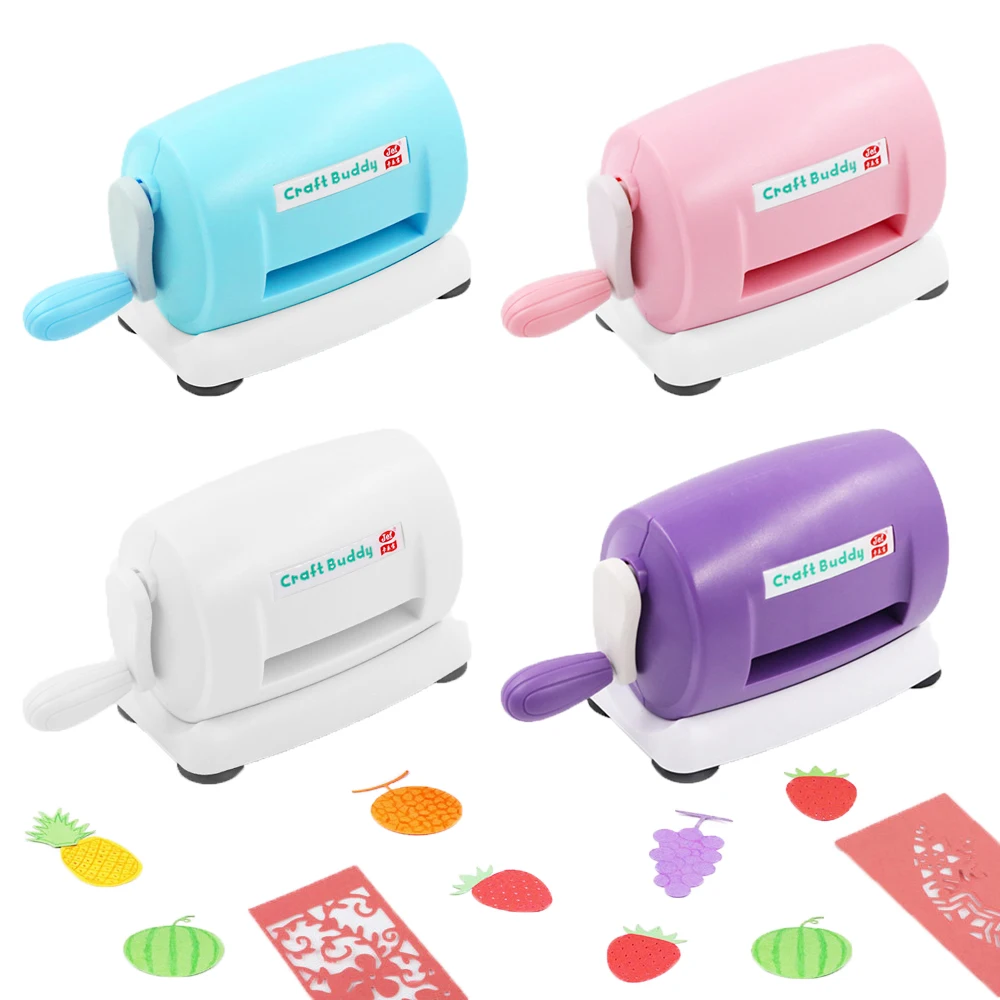 

5 Colors DIY Metal Cutting Dies Machine for Embossing Scrapbooking Cutter Dies Cards Making Crafts Paper Cutter Die-Cut Machine