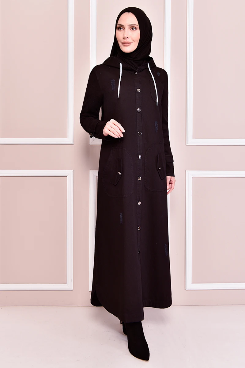 Платье-Абая для женщин, соблазнительное черное мусульманское, в стиле Саудовской Аравии, с открытыми плечами, MSK4602