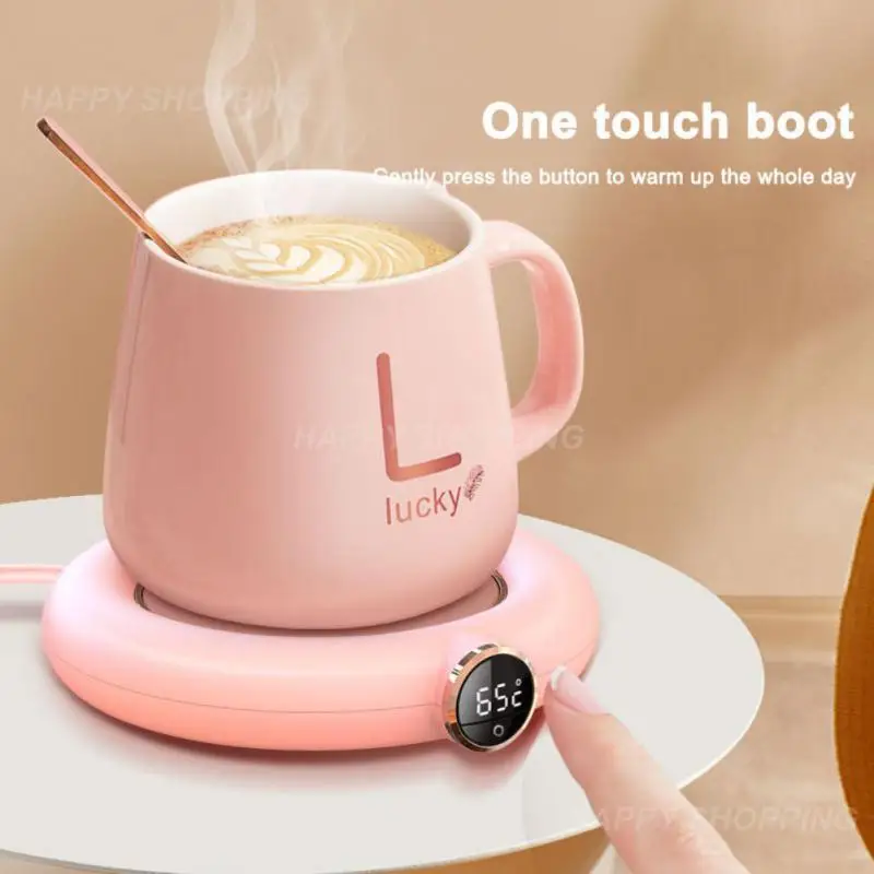 

Thermal Insulation Warm Coaster Heating Base USB Gift Intelligent Constant Temperature Coaster Table Decoration Kitchen Tools