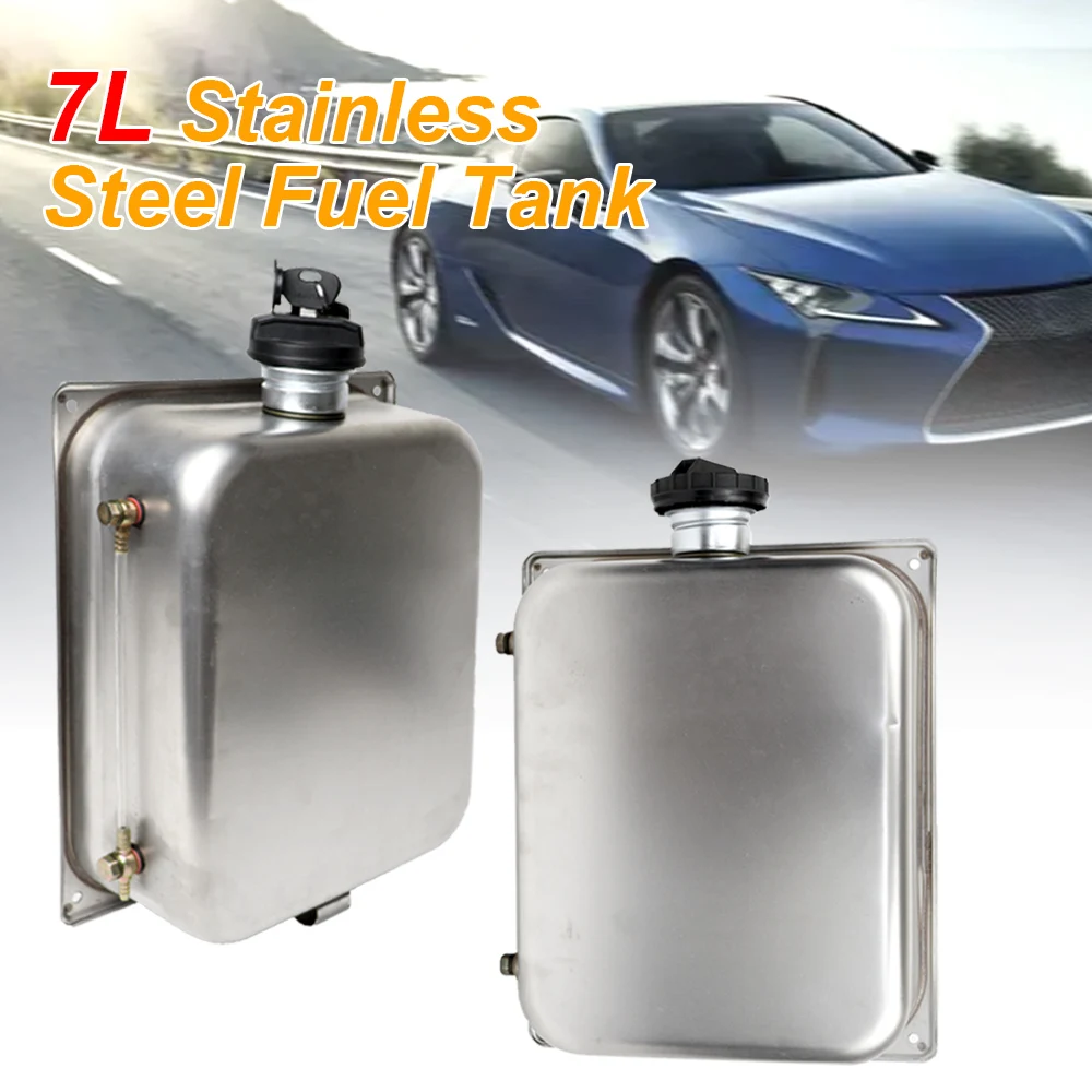 

7L Stainless Steel Gasoline Petrol Fuel Can Fit For Webasto Eberspacher Universal Auto Car Heater Accessories