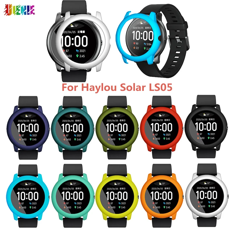 

UIENIE Watch Protective Case Bumper For Haylou Solar LS05 Shockproof Anti-scratch Smartwatch Frame Protector Cover Hard PC Shell
