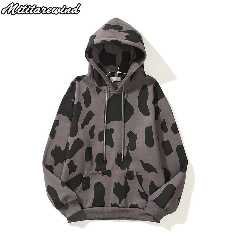 Толстовка мужская с капюшоном свитшот принтом в стиле хип-хоп Повседневная