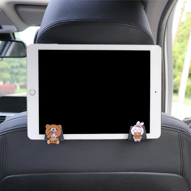 Автомобильная вешалка с мультяшными животными крючок на спинку сиденья