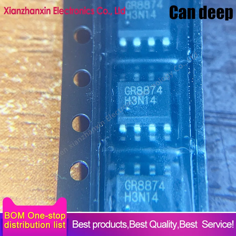 10 шт./лот GR8874 GR8874KG SOP-8 блок питания с жидкостным кристаллом, IC-чип