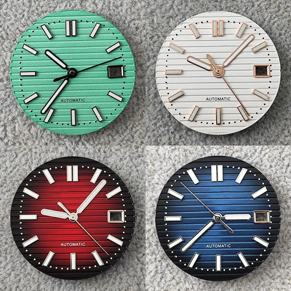 Циферблат NH35 30 5 мм циферблат Nautilus S зеленый светящийся подходит для аксессуаров