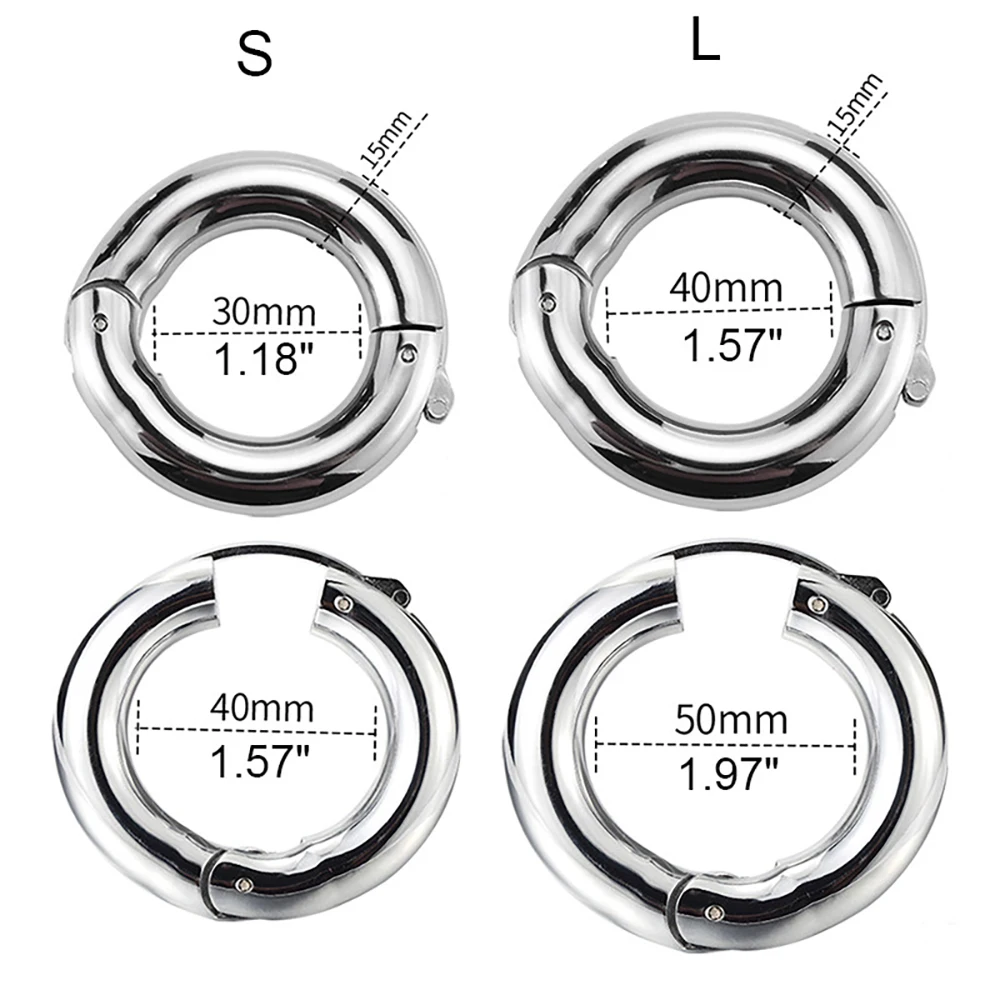 Кольцо на пенис для увеличения пениса металлическое кольцо частные товары
