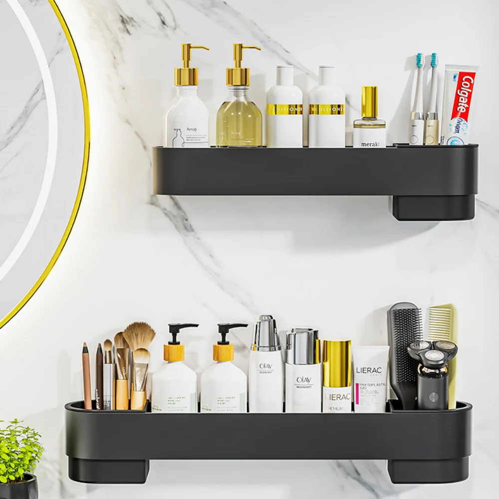 Bathroom Shelf No-drill Corner Shelves Cosmetic Shampoo Shower Storage Rack Holder Toilet Organizer Accessories |