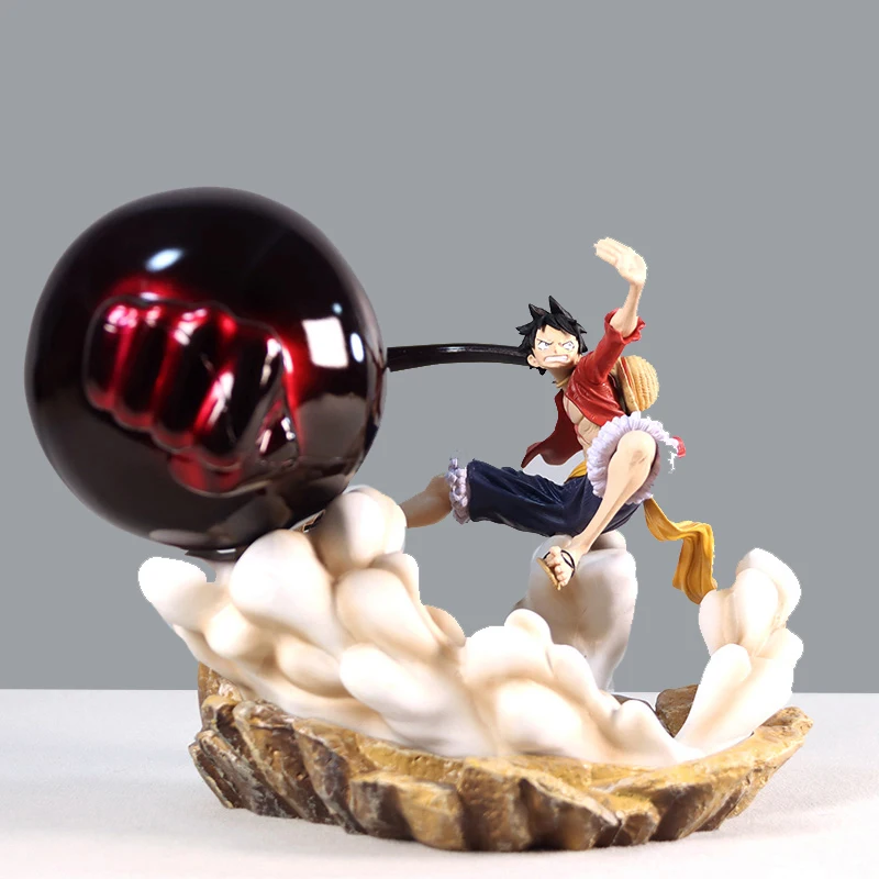 

One Piece GK Straw Hat Monkey D Luffy Figure Anime Toys 17cm PVC Gear Third Battle Version Statue Collectible Figurines Figma