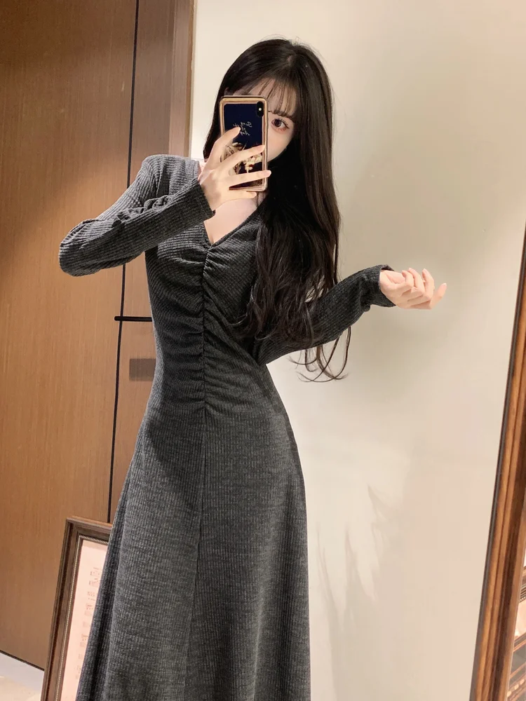 Рисунок 2 - Осенне-зимнее Модное Длинное Платье