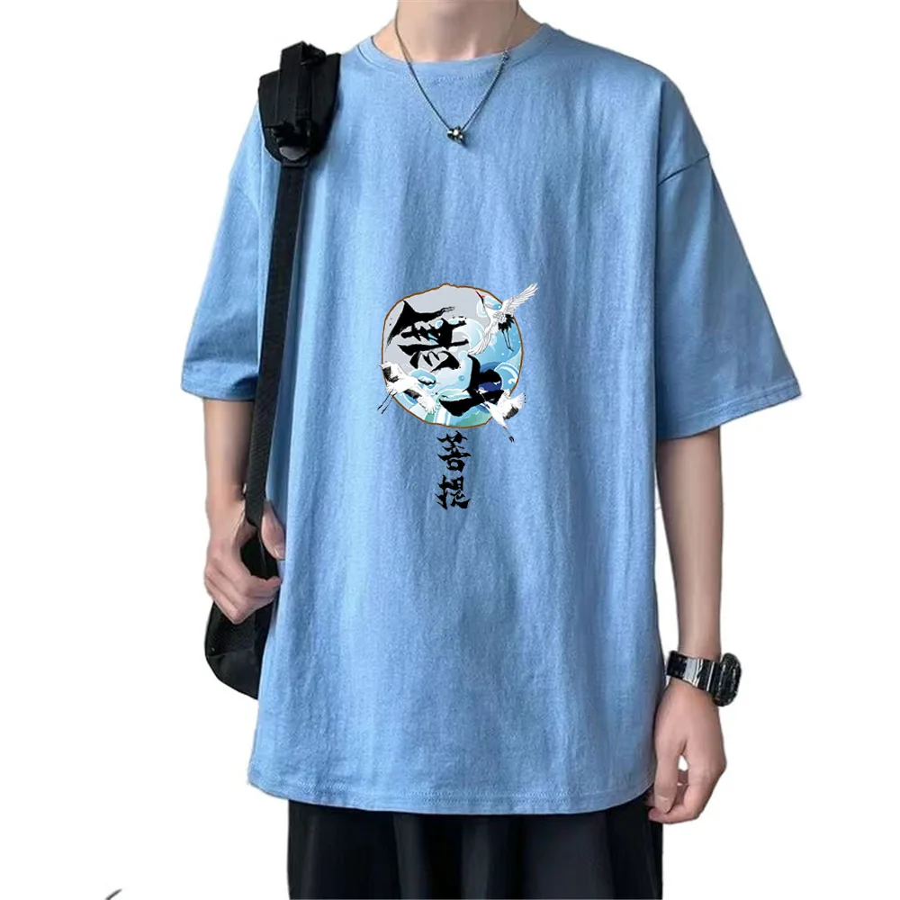 

Футболка мужская летняя в стиле хип-хоп, 100 хлопок, 50-2022 кг