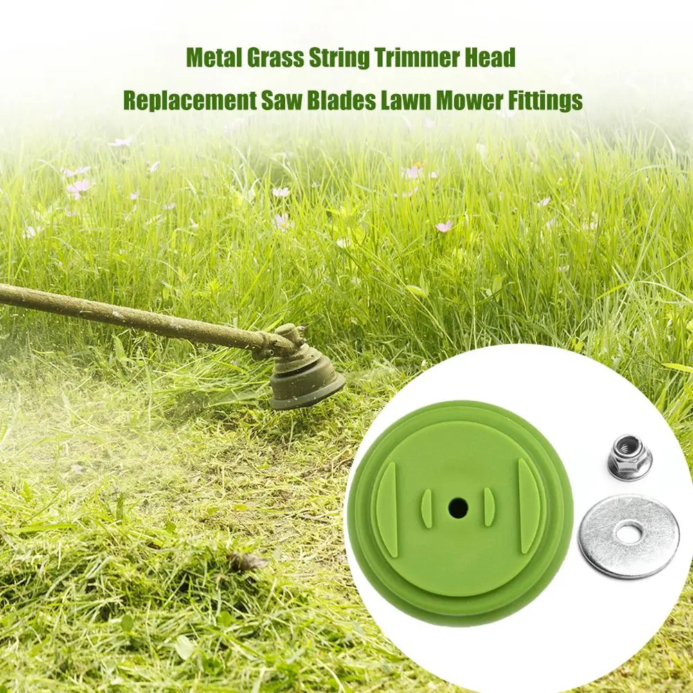

3pcs Plastic Cover Accessory For Grass Trimmers Garden Power Tools Spares Cutter Blade Base With Grass Cover Lawn Mower Parts