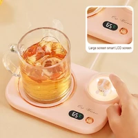 cute electric coffee mug warmer cup heater pad hot tea makers for home office milk water auto off gift home appliances