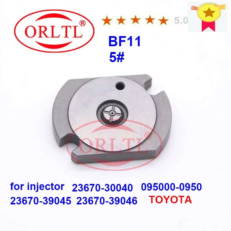 ORLTL NEW BF11 Дизельный инжектор пластина клапана управления отверстием # 5: Фор 2367030040
