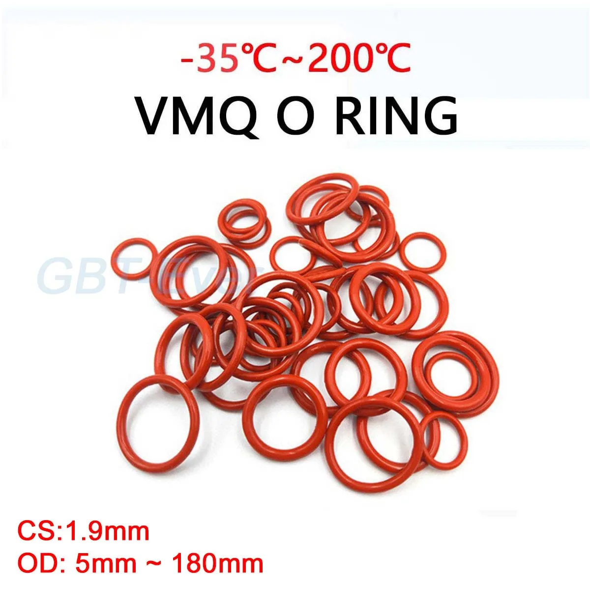 

Красная силиконовая уплотнительная прокладка VMQ