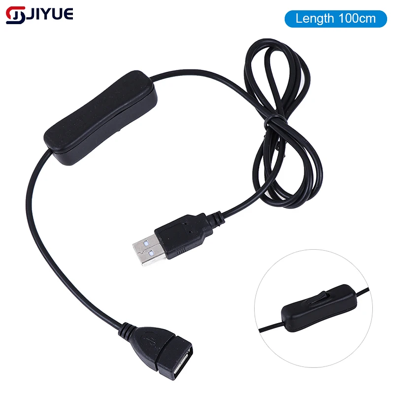 

1 м удлинитель USB кабеля с переключателем ВКЛ./ВЫКЛ. Удлинитель кабеля USB 2,0 A штекер-гнездо удлинитель кабеля