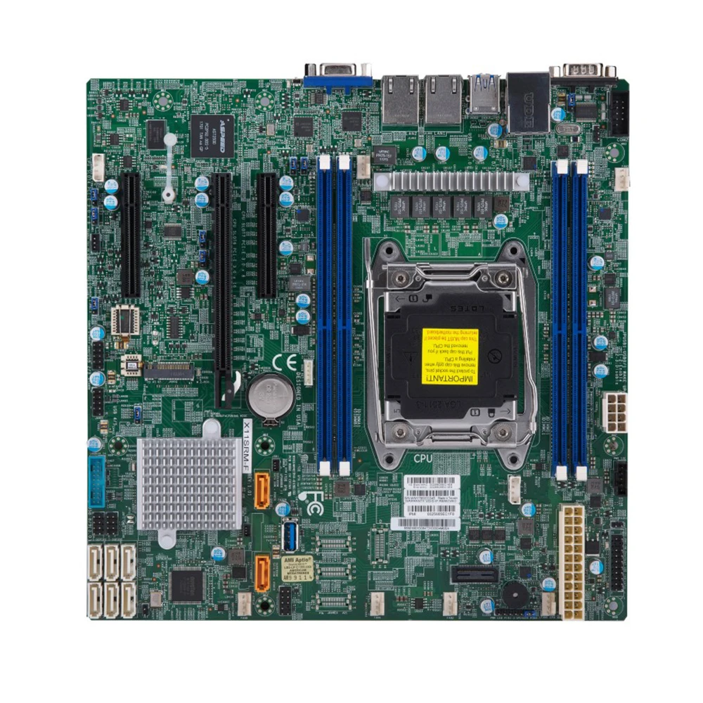 

X11SRM-F Industrial Package Motherboard For Supermicro Single-channel Server 2066-pin C422 Chip W-2200 IPMI MicroATX