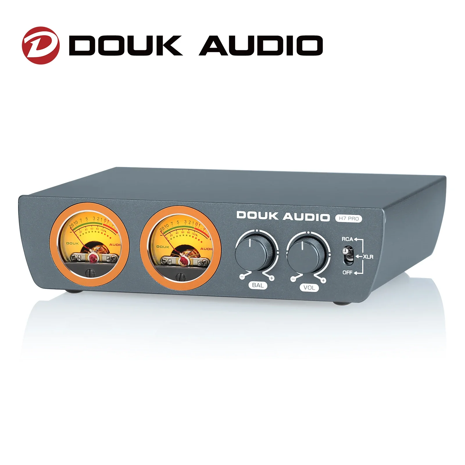 Усилитель Douk Audio H7PRO HiFi Class D TPA3255 сбалансированный XLR цифровой стерео усилитель