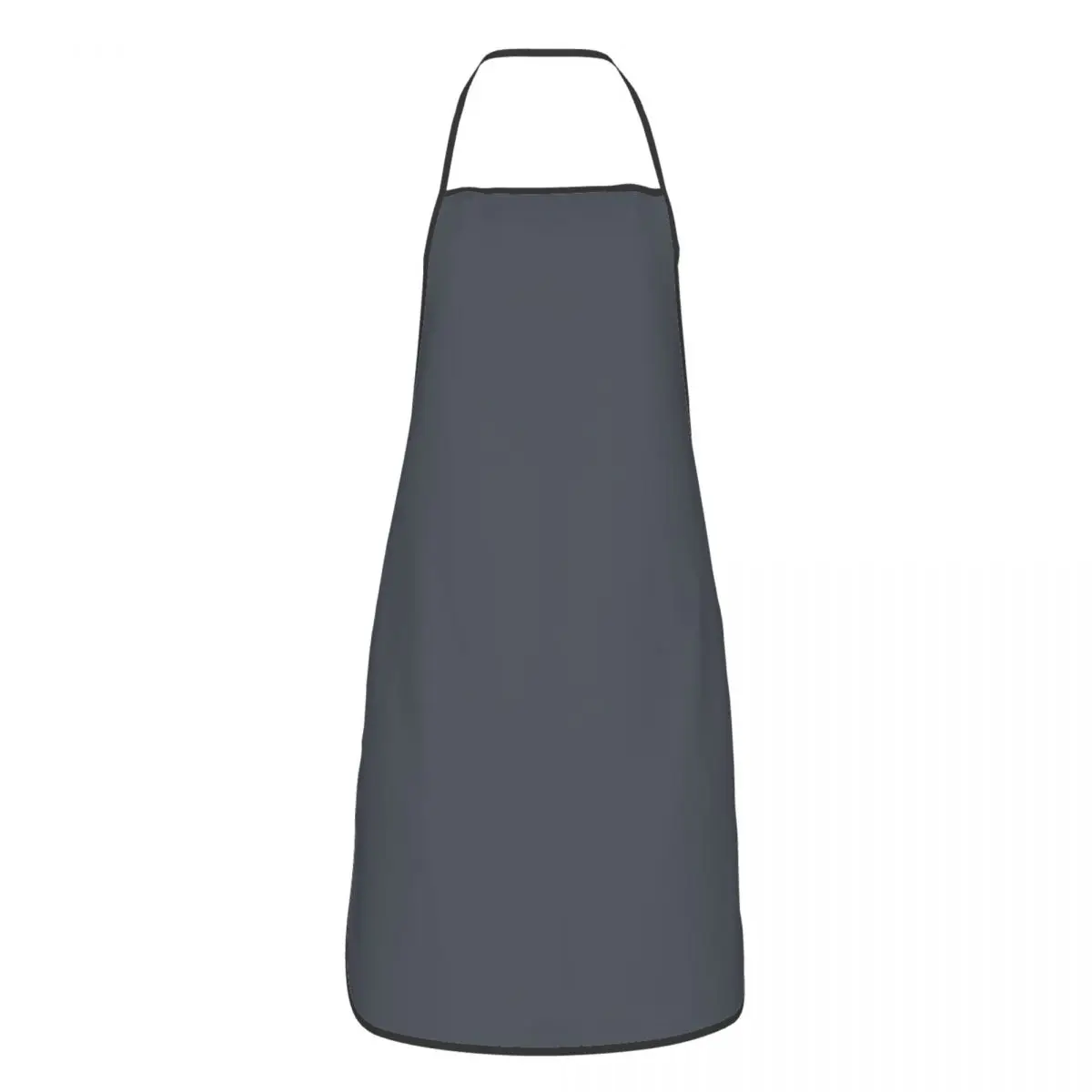 

Turbulence Grey Color Solid Polyester Aprons 52*72cm Kitchen Grill Bib Tablier Cooking Home Cleaning Pinafores for Chef Barista