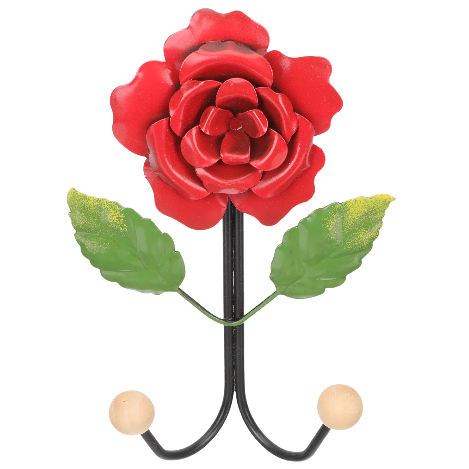 

Hook Hooks Wall Coat Hanger Hanging Towel Flower Bathroom Rose Key Decorative Kitchen Robe Iron Heavy Mounted Duty Utility
