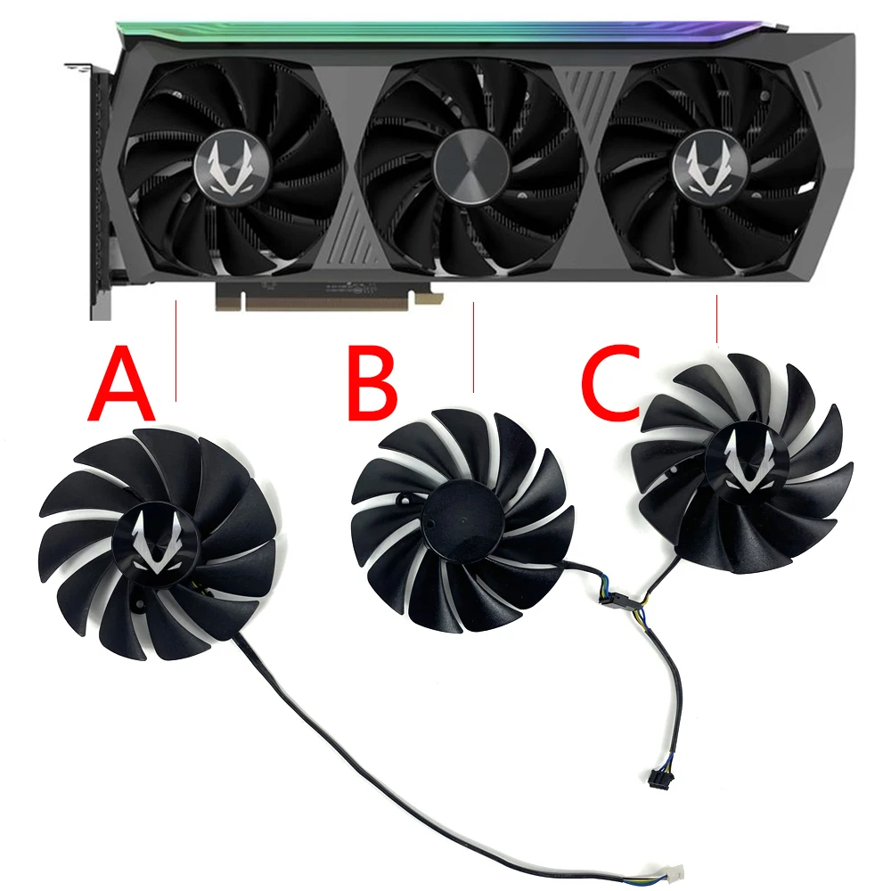 Вентилятор охлаждения 89 мм 4PIN GA92S2U CF9015H12S RTX 3070 3080 Ti GPU вентилятор для Zotac 3090 AMP Holo