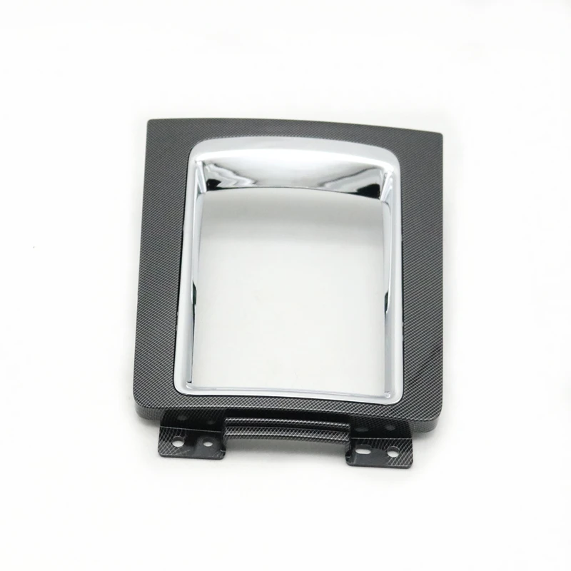 

Для Mitsubishi Lancer EX углеродное волокно CVT Автоматическая коробка передач рычаг переключения передач Панель крышка отделка