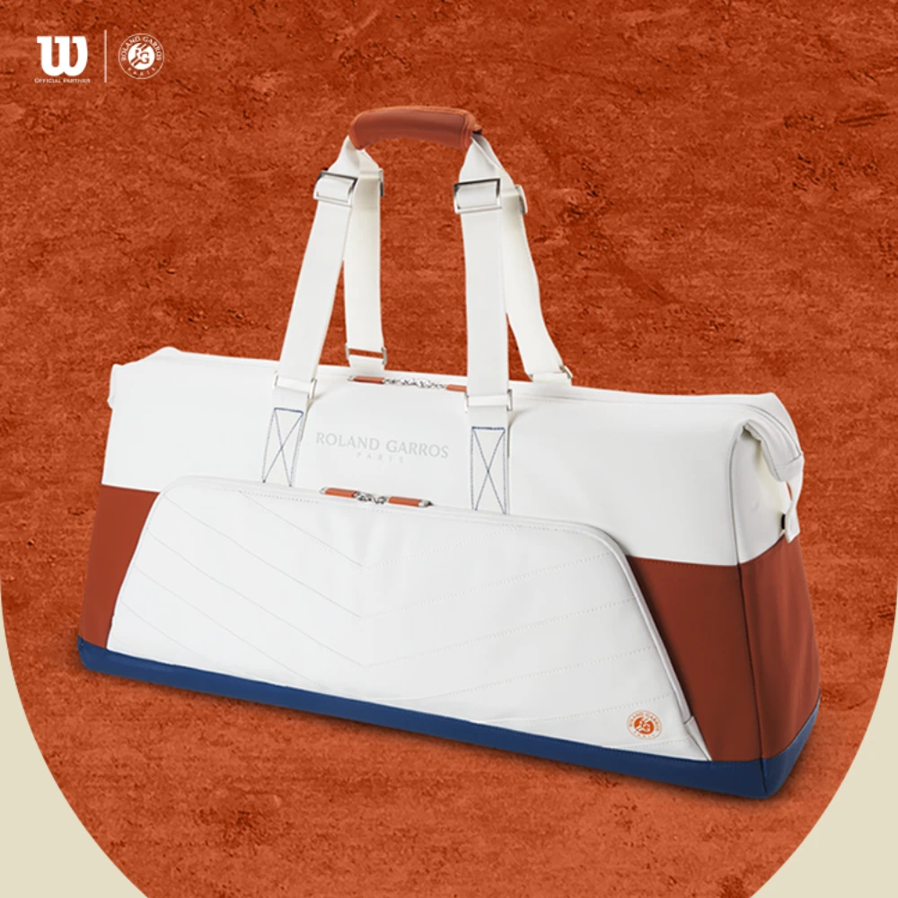 Сумка для теннисных ракеток Wilson 2024 Roland Garros Super Tour большая теннисная сумка Max 5 с