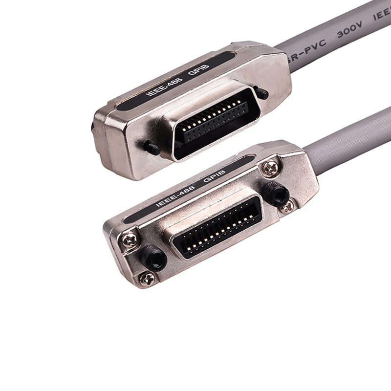 

1 Pcs IEEE488 Line GPIB Industrial Control Cable 1.5 Meters