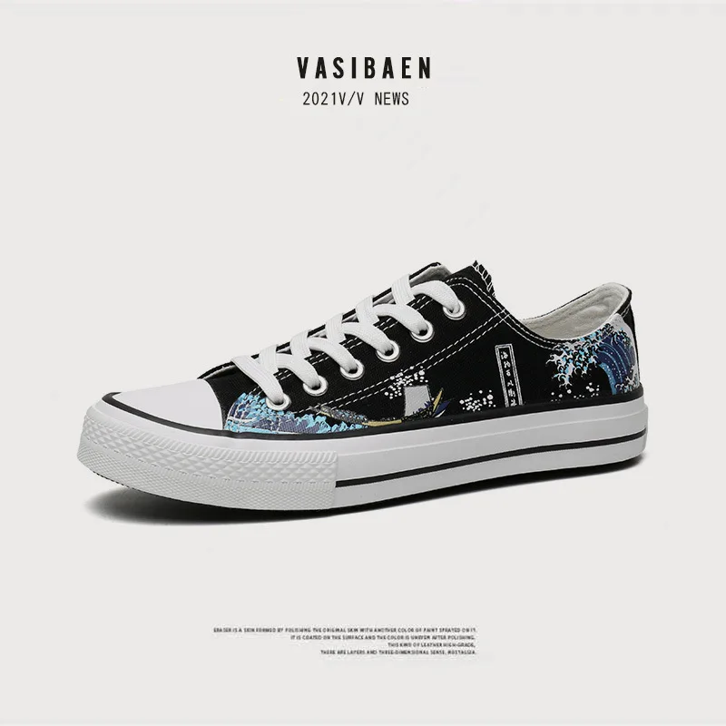 

VASIBAEN Fashion Men's Shoes 2022 Spring New Couples Classic Canvas Shoes Men's Women's Smiple Board Casual Shoes Size 39-44