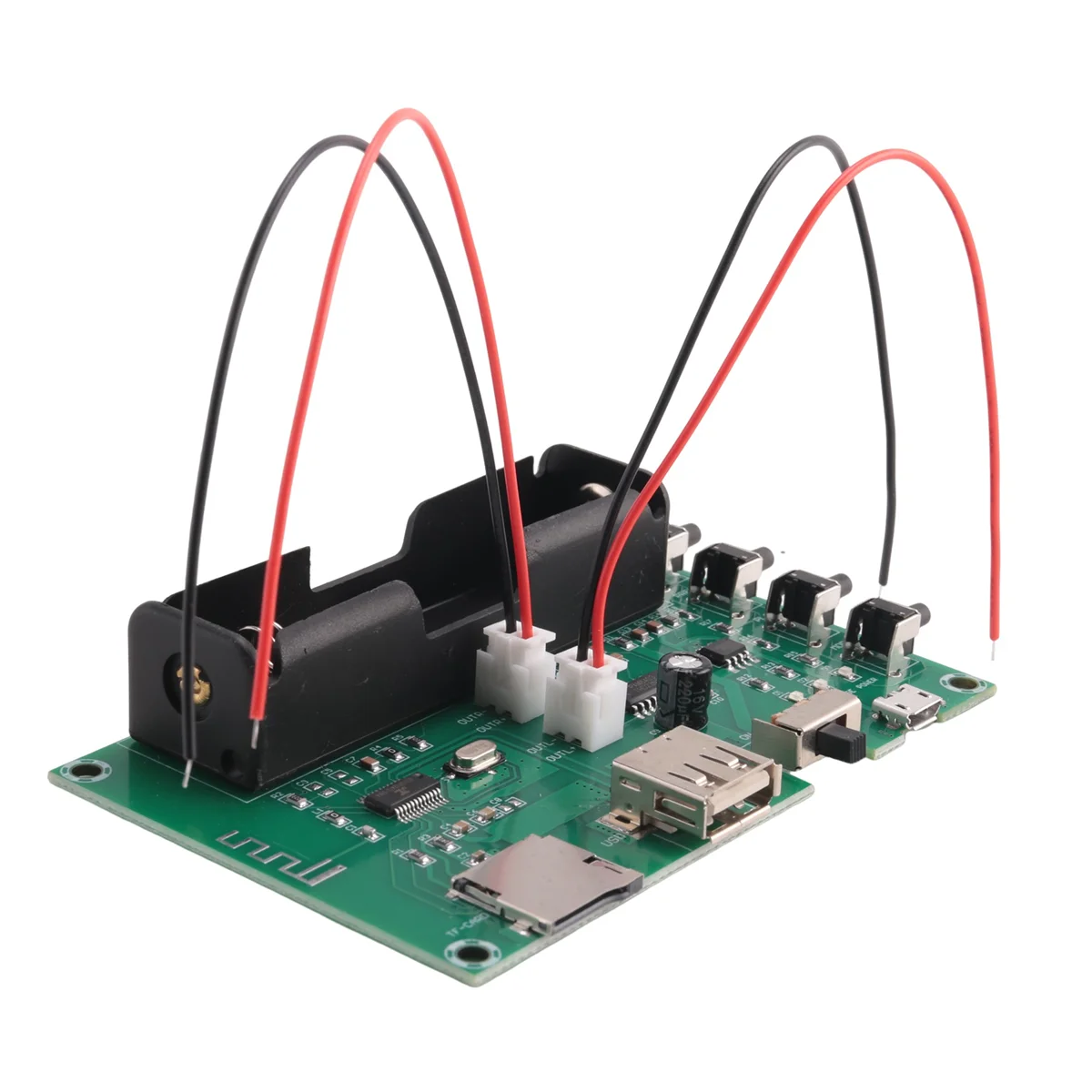 Плата усилителя мощности компактная перезаряжаемая литиевая батарея Bluetooth 10 Вт